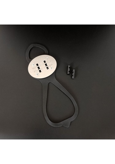 Yunboo Motorcycle Spor Ayakkabı Koruyucu Çakmaklı Taban Kaplama - 1 Adet + 4 Alüminyum Çakmak, Universal Beden 36-48