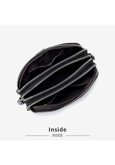 Teltree Kadın Deri Çapraz Çanta - Yumuşak Üst Tabaka İnek Derisi, 3 Bölmeli, Telefon İçin Küçük, Ayarlanabilir Askı, Gri Gümüş