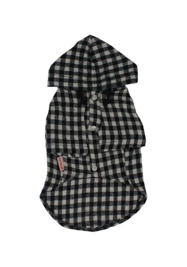 Pawstar Beyaz Ekose Oduncu Kedi Köpek Gömleği