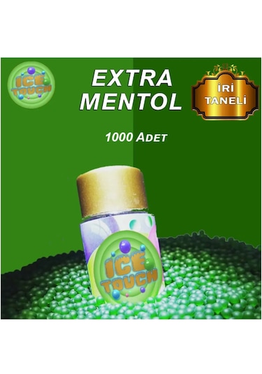 İce Touch Mentol Aroması Extra İri Yeşil 1000'li + Aplikatör