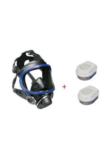 Drager 5500 Tam Yüz Gaz Maskesi +817 Abek1 Hg P3 Filtre