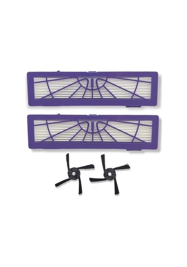 srfn ticaret Neato Botvac D80/D75/D85/D70E/D3/D5/65/75/80/85 Uyumlu Yan Fırça ve Hepa Filtre