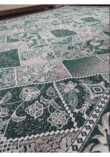 Savan Dokuma Halı Örtüsü 4m² 170 240 Kale Yeşil Diğer