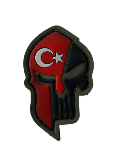 Single Sword Plastik Patch T.c. Kuru Kafa Haki Çok Renkli