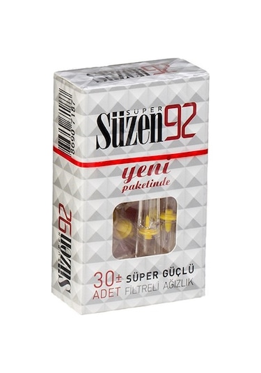 Süzen92 Süper Güçlü Filtreli Ağızlık 30'lu