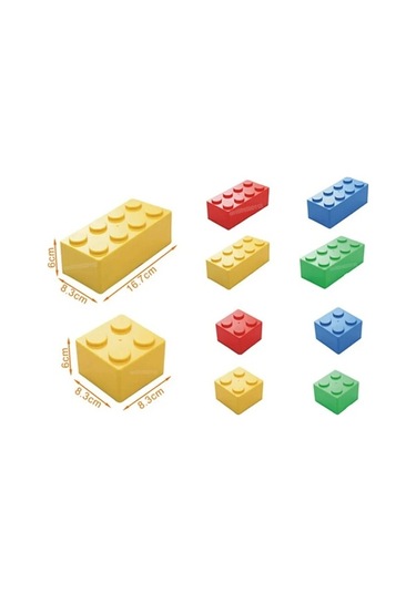 Maoyaya Yapı Taşları Saklama Kutusu - Masaüstü Makyaj Kozmetik Organizer, Çok Renkli Seçenek Çok Renkli