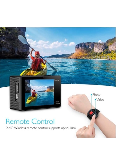 Akaso EK7000 4K Wi-Fi Aksiyon Kamera ve Süper Aksesuar Seti (Akaso Türkiye 2 Yıl Garantili) Akaso EK7000 4K Wi-Fi Aksiyon Kamera ve Süper Aksesuar Seti (Akaso Türkiye 2 Yıl Garantili)