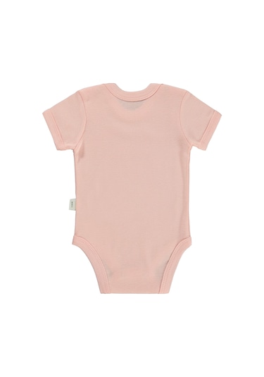 Civil Baby Dondurma Baskılı 1-36 Ay Çıtçıtlı Badi - Pembe Soft Pembe
