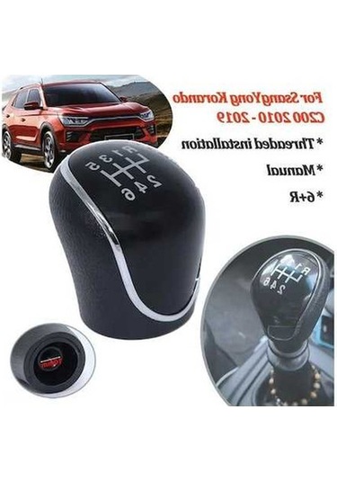 Novahub Modern Ix35/ssangyong Korando C200 6 Vitesli Manuel Vites Topu Siyah M10 Siyah