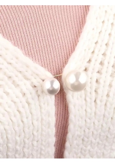 Beautiful Detail Kadın Broşları Takı İğneleri. 3 Adet Beyaz Set 38372939 Beyaz