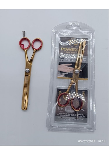 Powerdex Kırmızı Pd-99 Aral Profesyonel Saç Kesim Makası