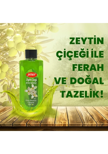 Yener Zeytin Çiçeği Kolonyası 400 Ml