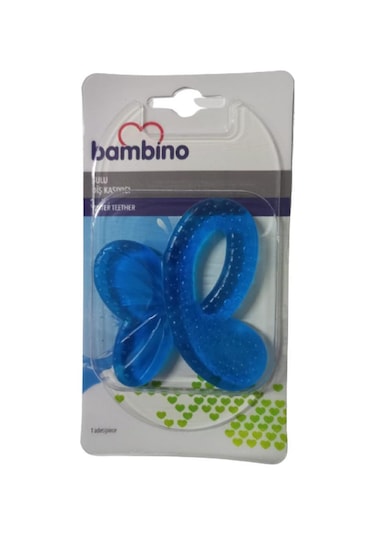 Bambino Figürlü Sulu Diş Kaşıyıcı P0658 Mavi Kelebek Mavi