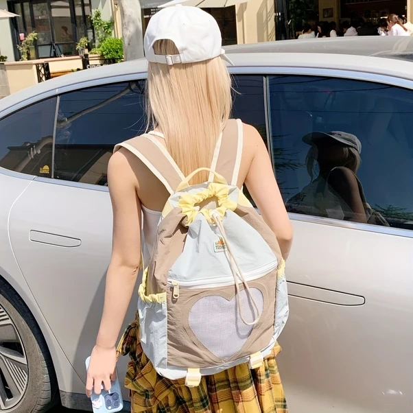 Elmpaly Gri Hafif Hızlı Kuruma Sırt Çantası Büyük Kapasiteli Ayarlanabilir Askı Gri