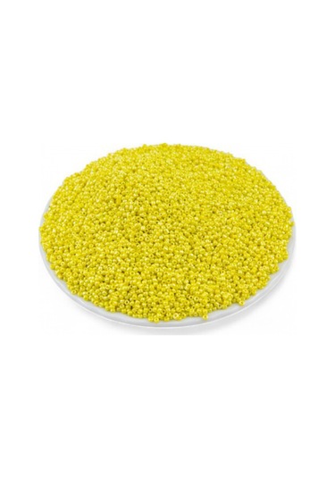 Pastel Limon Sarı 11/0 2 Mm Kum Boncuğu 100 Gr