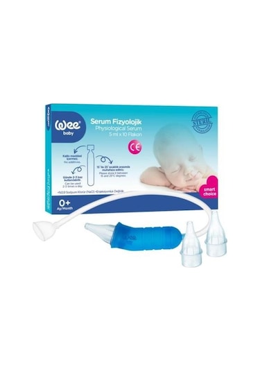 Wee Baby Burun Aspiratörü Ve Serum Fizyolojik Bakım Seti