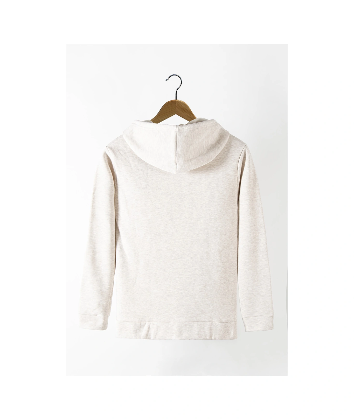 Terapi Men Erkek Krem Kapüşonlu Kanguru Cepli Basic Hoodie Sweatshirt Krem