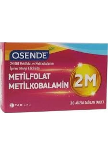 Osende 2M Metilfolat Metilkobalamin 30   Tablet