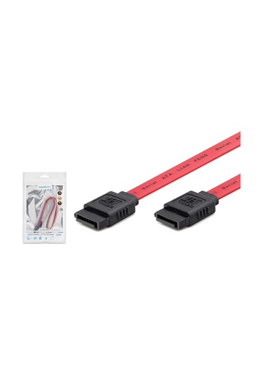 Hadron Hdx5503 Sata Data Kablo Poşetli Kırmızı 40cm