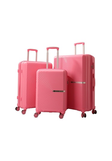 Mçs Üçlü Polipropilen Valiz Seti V374 S21yy1000006-set 00020 Pembe