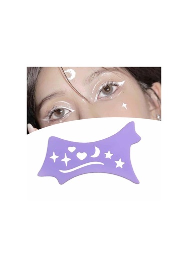 Dolıty Lady Purple Için Eyeliner Stencil Çok Amaçlı Mor Mor