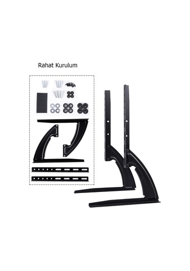 Techtic Tv Stand Masaüstü Stand 32-75inç Sabit Tv Yükseltme Lcd