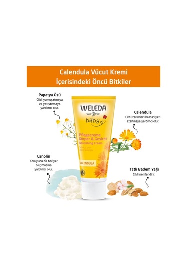 Weleda Organik Nemlendirici Vücut Kremi 75 ML