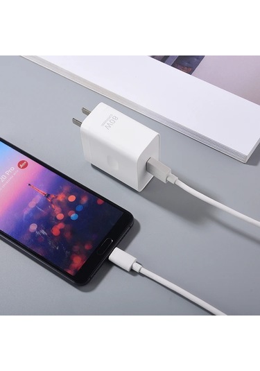 Huaı Xıao Haıoppo Supervooc 80w Hızlı Şarj Cihazı Usb-c Kablolu Reno 13 12 11 X8 X7 X6 Pro Ace 2 Dedistribütör Garantili