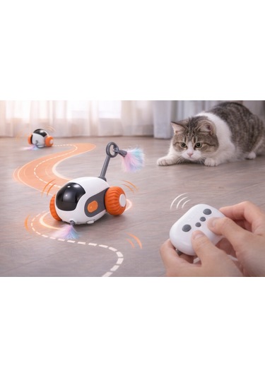 Runaway Uzaktan Kumandalı Robot Kedi Oyuncağı Şarjlı