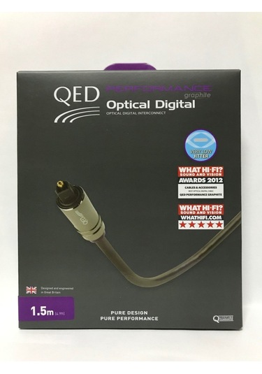 QED QE-6601 PERFORMANCE OPTICAL GRAPHITE KABLO 1.5 Metre