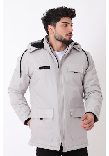 İçi Kürklü Torba Cepli Spor Likra Kumaş Mont Pldp 2988 50410 001