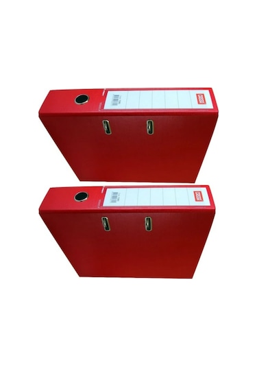 Cassa Plastik Geniş Klasör Kırmızı Renk 7280 5 Adet