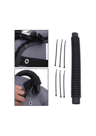 Dolıty Dalış Bcd Şişirme Hortumu Oluklu Bc Havayolu 14-inç