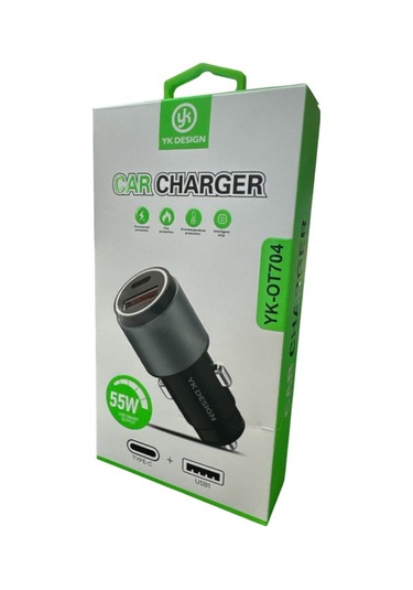 Yk Design Yk-ot704 Pd 55w Araç Gerçek Hızlı Şarj Başlığı