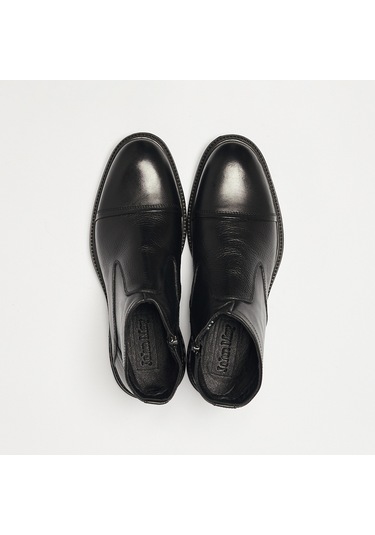 Bot Erkek Og-353 John May Siyah Deri Siyah