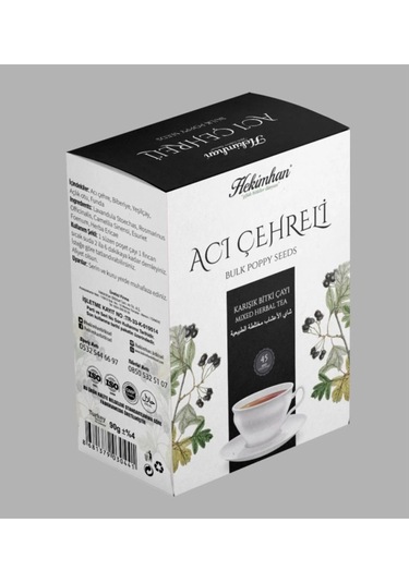 Nk Organik Acı Çehreli Karışık Çay Doğal 45'li Süzen Poşet