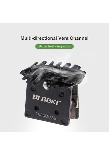 Novahub Shimano Mtb Bisiklet İçin Hidrolik Kaliper 1 Takım Fren Pedleri & Yay Disk Fren Pedleri