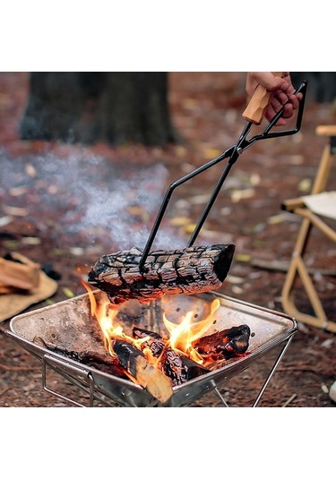 Tongxida Kömür Odun Tutucu Demir-çam Saplı Kamp Mangal Izgara Çekiçi Farklı Renkler Çok Renkli
