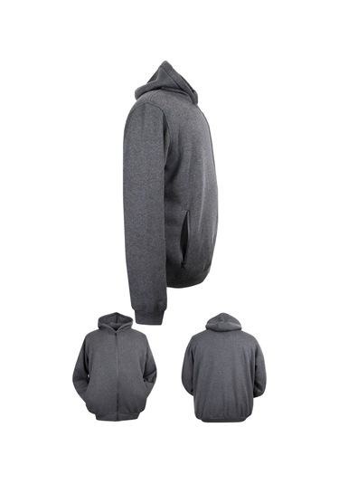 Erkek Büyük Beden 105 - 185 Kilo Arası İçin Uygun Kapüşonlu 3 İplik Şardonlu Kışlık Kalın Sweat Mont Füme Erkek Büyük Beden 105 - 185 Kilo Arası İçin Uygun Kapüşonlu 3 İplik Şardonlu Kışlık Kalın Sweat Mont Füme