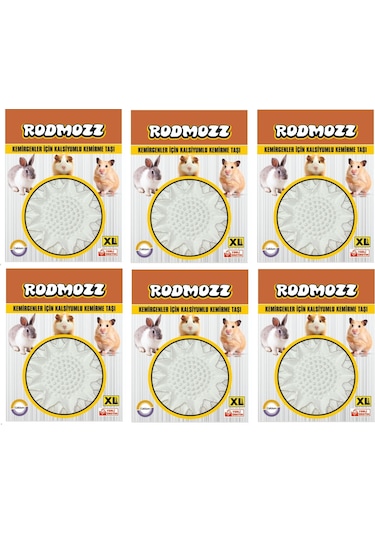 Rodmozz Kemirgen İçin Büyük Boy Kalsiyumlu Kemirme Taşı 6 Adet