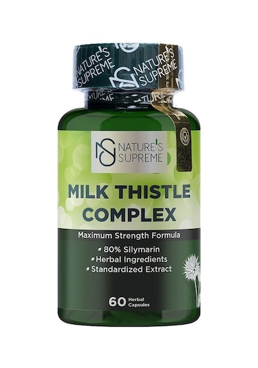 Natures Supreme Milk Thistle Complex 60 Kapsül Aromasiz