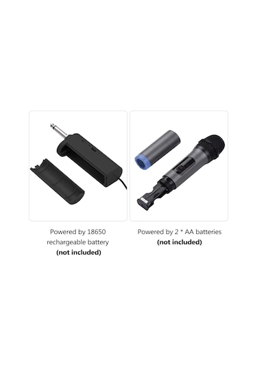 Ultratekno Wn01 Ses Sistemi Hoparlör İçin Kablosuz El Mikrofonu