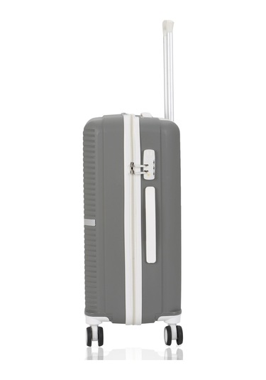 Mçs Polipropilen Valiz V374 65 Cm S21yy100000665 89156 Gri/beyaz