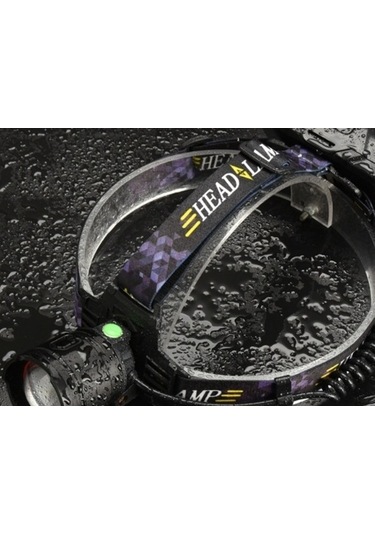 Wondernest 2025 Yükseltmesi Zoom Siyah Sensörlü Şarj Edilebilir Güçlü Far Siyah