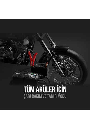 Noco Geniuspro25 6V - 12V - 24V 1000A Akıllı Akü Şarj ve Akü Bakım Desülfatörü