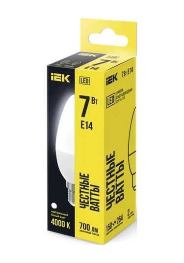 Iek Led Ampul E14 7w 4000k Nötr Işık 5 Adet 193492148