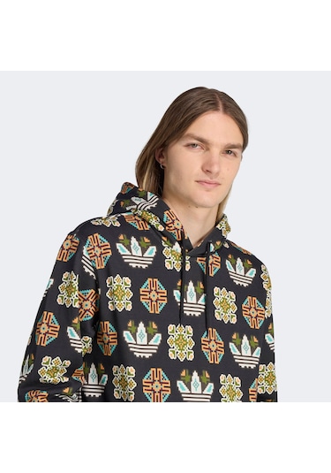 adidas Graphic Lo Hd Erkek Siyah Sweatshirt Jw1085  Siyah