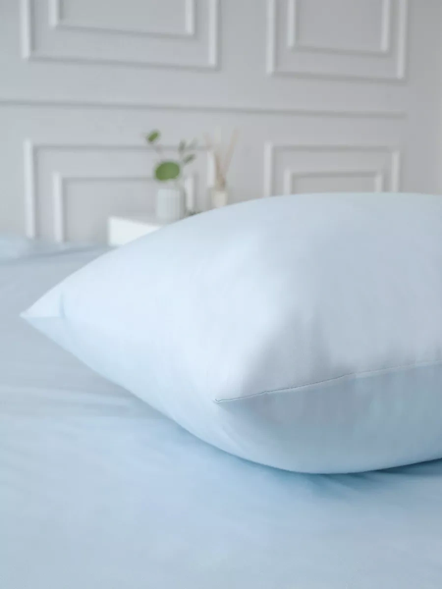 Spalenka Fermuarlı 50x70 Yastık Kılıfı, 2 Adet Yastık Kılıfı 9057368 Açik Mavi