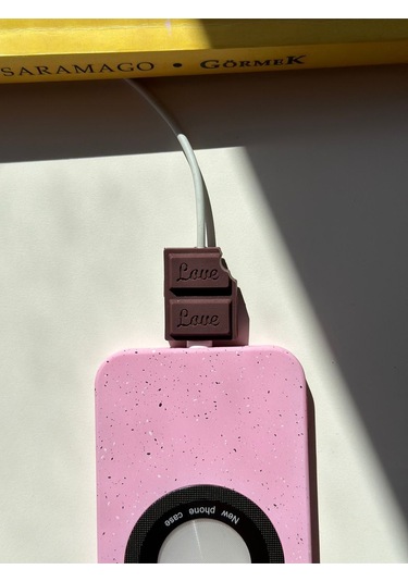 Çikolata Figürlü Love Silikon Kahverengi Kablo Ucu Koruyucu İthalatçı Garantili Belirtilmemiş Belirt