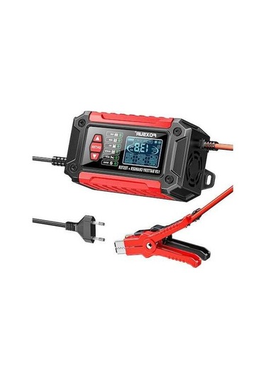 Pazly 12v 6a Akıllı Araç Şarj Cihazı - Motor Ve Araba Akü Şarj Ve Test Aleti - Agm/lifepo4 Uyumlu